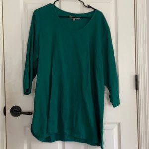 Flax linen tunic dress top